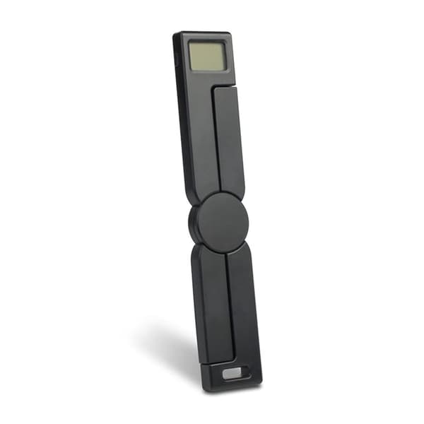 Staccatory mini sammenleggbar digital vekt, LED-display vekt, svart