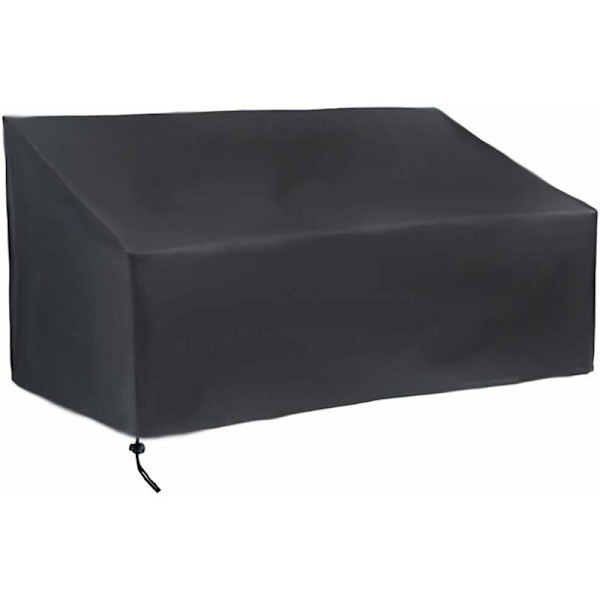 Dammskyddande skyddande överdrag för 210D 2-sits utomhusbänk 134x66x89cm