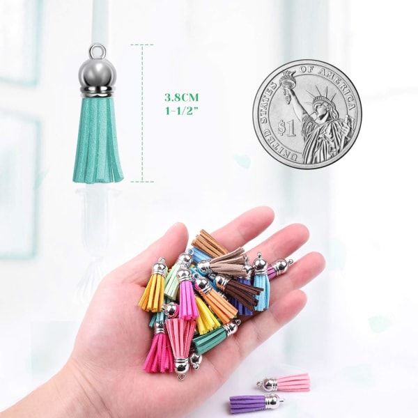 240 Nyckelring Tassel Smycken Tillverkning Hantverk för Armband och Smycken Tillverkning