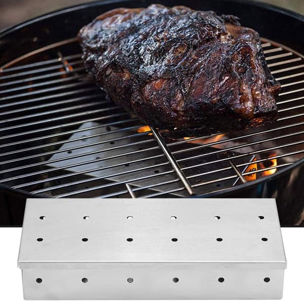 Utendørs grillboks i rustfritt stål for kullprodukter