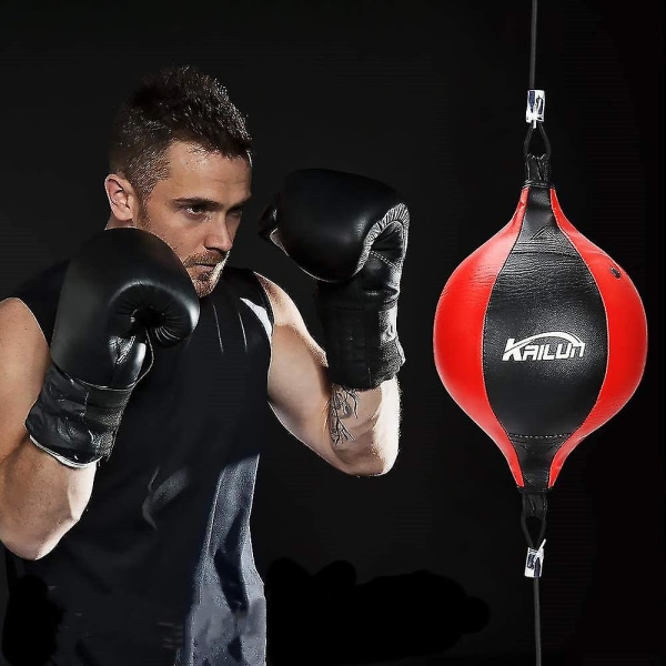 Läderhastighetsboll Hängande Boxningspåse, för Gym MMA Punch Bag color 2