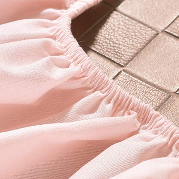 Massagebordslakan, skönhetssängsöverdrag med ansiktshål, elastisk snörkant (rosa) pink