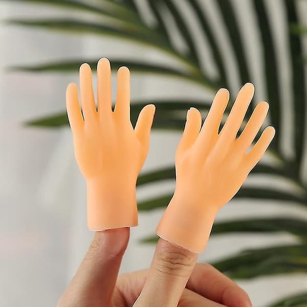 5 par Halloween Mini Finger Vänster Höger Hand katt massage finger cots