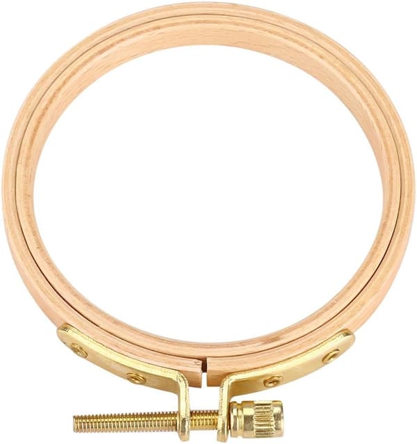 Broderiringar Bambu Cirkel Korsstygnsram Justerbar Broderiram Cirkel(10.5CM) 10.5CM
