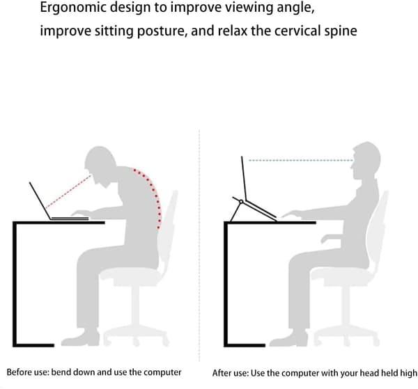 Bærbar computer desktop højdeforstærker notebook stand kølebase løft