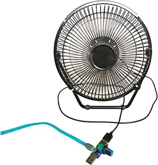 3 stk. USB-ventilatorhastighedsregulator, Mini DC 4-12V til 2,5-8V 5W regulator hastighedskontrolknap med afbryder