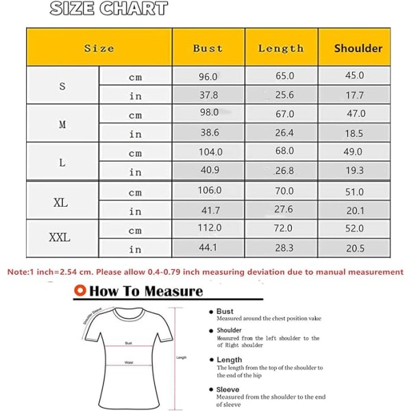 Sommar T-shirt dam Sun and Moon Sunflower Print Mönster Tee Shirt Crew Neck Basic Casual Top (XL gul) Yellow