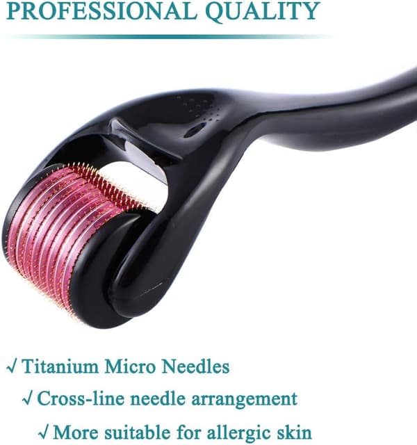 0,25 mm 540 Titanium Mikronål til Ansigtspleje, Reducerer Hyperpigmentering