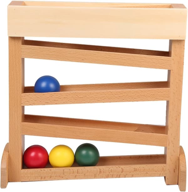 Montessori The Visual Tracker Ball Maze Baby Trælegetøj til 3+ år