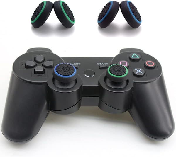 Fjernkontroll Bilkontroller Joystick Grep Silikon Beskyttelsesdeksel 4 Par (A)