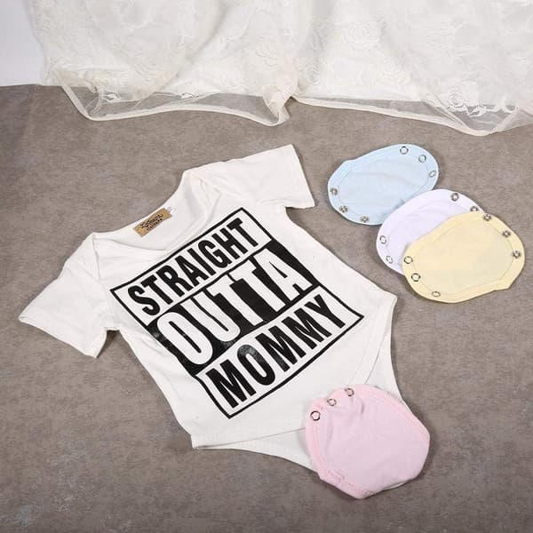 Baby Jumpsuit Utvidet Bomull Dobbeltlags Romper (Rosa) 1 stk