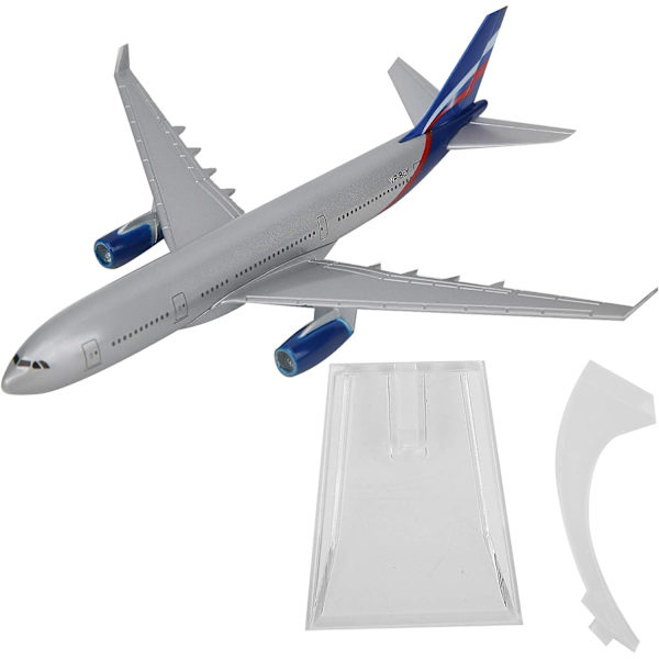 Flygplansmodell, 16 cm legering flygplansmodeller + bas + fäste Die-cast plan för hemmakontorsdekoration