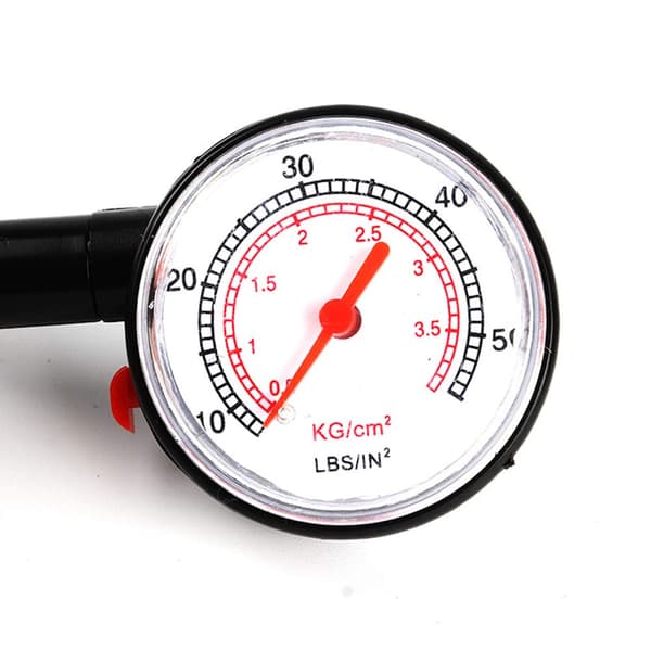 Däcktrycksmätare Visare (0-55 PSI) för bil, lastbil och cykel