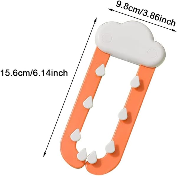 Hörnsil med sil, för köksrester, sopor, matavfall (orange) orange