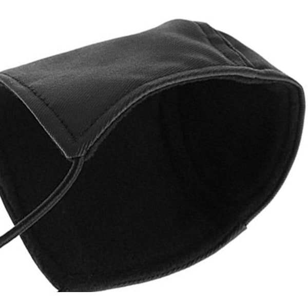 1 par hälskydd Körsko Cover Hälkudde för förare (svart)