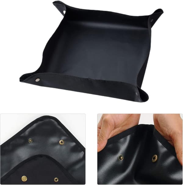 Omplantingsmatte for planter, sammenleggbar hagematte, for omplanting av hageplanter