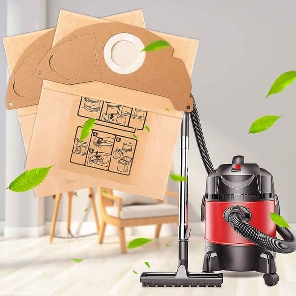 10 erstatningsfilterposer til Karcher WD2 MV2 6.904-322.0 WD2250 A2004 A2054 støvsuger