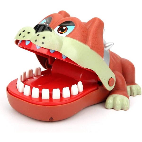 Förälder-barn elektrisk hund som drar tänder och biter fingrar leksak