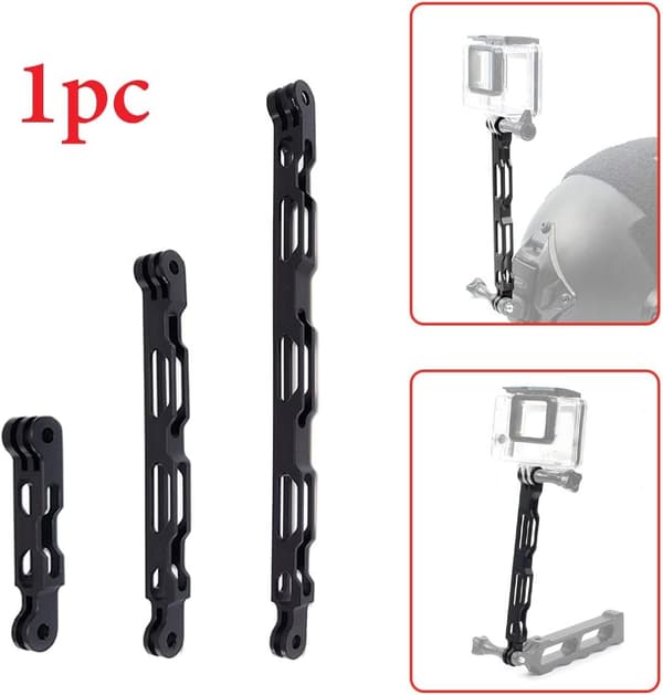 Kameratillbehör förlängningsarm förlängningsstång hjälmfäste aluminiumlegering（8,5CM） 8.5cm