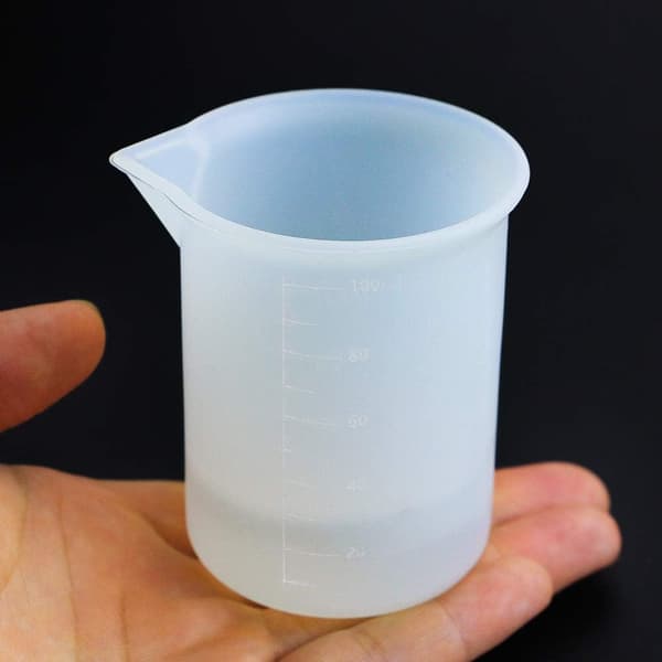 6 st 100 ml DIY silikonmätkoppar för handgjorda presenter, exakta mätningar