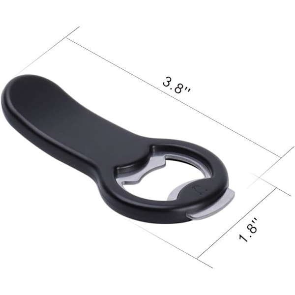 2 i 1 magnetisk kapsylöppnare för öl till kylskåp med kapsylfångare - kapsylöppnare för läskburkar – 1-pack