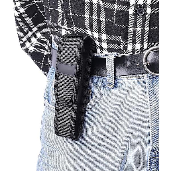 5\"-8\" Fackla Holster Bältesväska Skyddande Väska För Utomhus Jakt Camping Vandring (M)