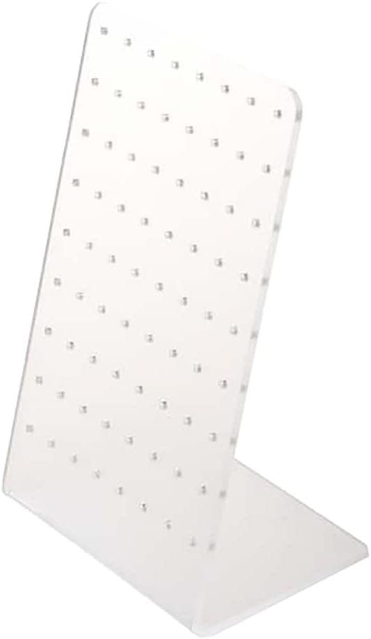 4 stk akryl 72 hull øredobber holder øredobber display stativ ørepynt øredobber displaybrett