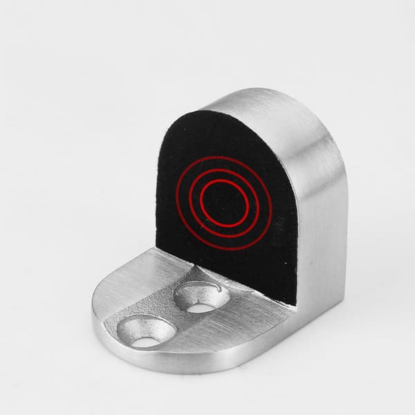 Deluxe Solid 304 Støbt Gulvmonteret Magnetisk Pop Up Dørstopper Dørstop Dørholder