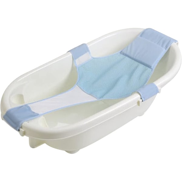 Justerbart babykors Anti-Slip badnät för 0-18 månader (blå) 1 st