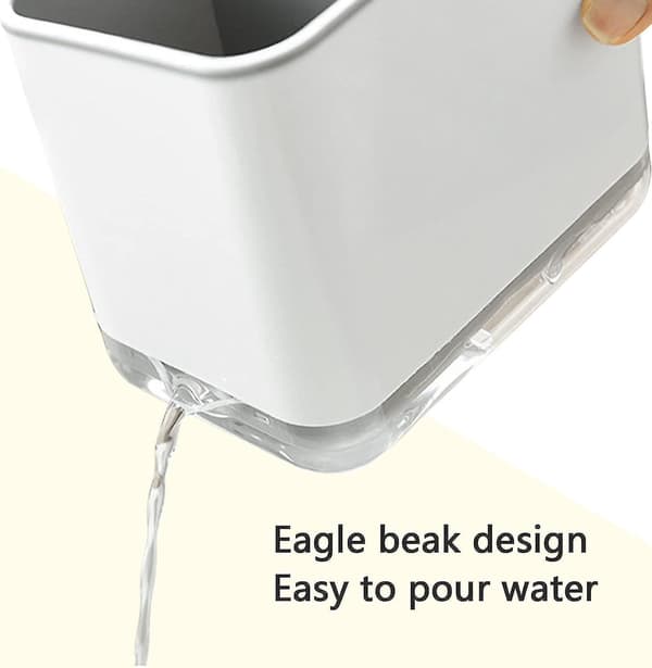 Bestikholder Bestikafløb Vask Caddy, Polypropylen, One Size (Grå) Grey