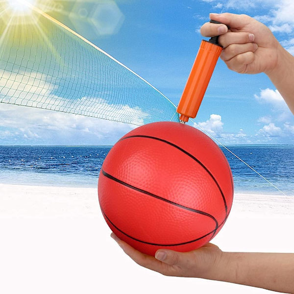 Liten poolspel basketboll mini gummikickbollar för hemlekplats