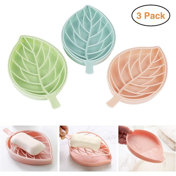 Tvålpump Tvålhållare 3-pack Rosa Blå Grön