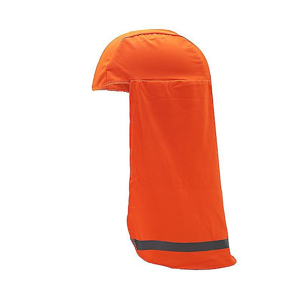 Utomhus ridning lång svans hatt sommar halsduk hatt svettabsorberande snabbtorkande hjälm (orange) Orange