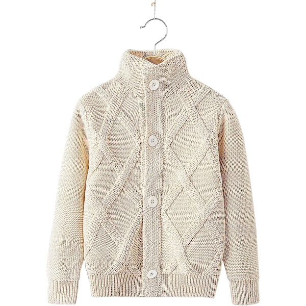 Baby Stickad Tröja Flicka Mjuka Kläder Småbarn Stickade Tröjor Pojke Vinter Cardigan Barn Långärmad för Spädbarn, Storlek:XL apricot 130 cm