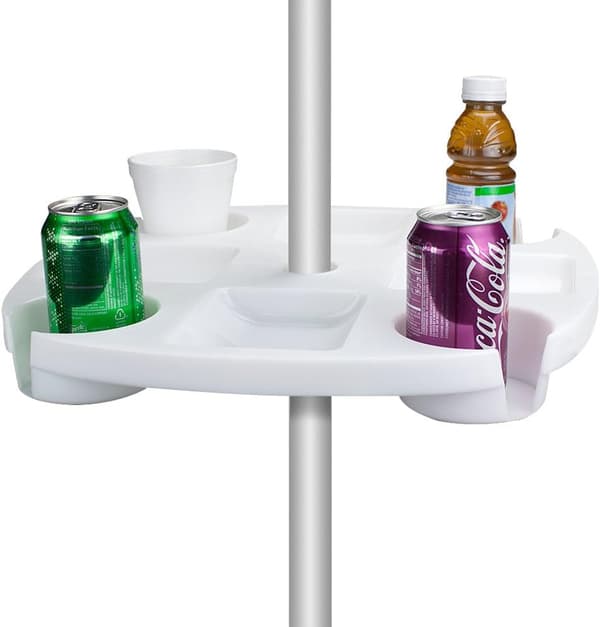 Kopholder Strandparasolbakke - Plastik Havebord & Pooltilbehør