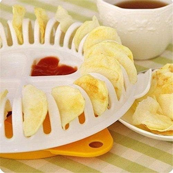 Kök Mikrovågsugn äppelchipsmaskin, potatis, grönsakschipsskärare