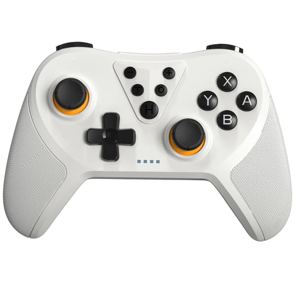 Kontroll, trådlös Pro-kontroller för Switch/Switch Lite/Switch OLED, fjärrkontroll med joystick med programmerbar funktion vibration（vit） White