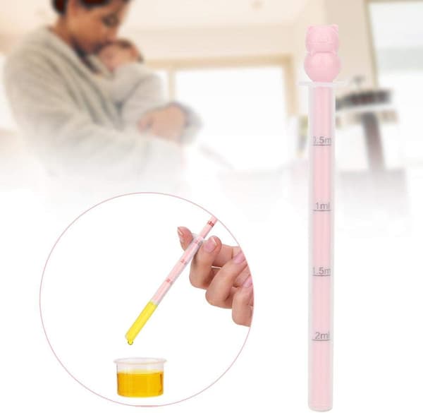 Spædbørnsmedicinføder, bærbar babymedicinføder med kalibrering (lyserød) Pink
