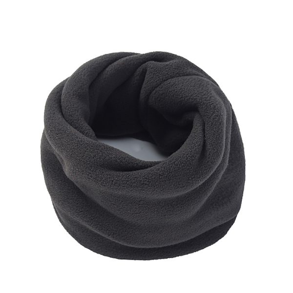 Baby Polar Fleece Mjuk Halsduk Småbarn Halsvärmare Pojkar Flickor Vinter Cirkel Halsdukar (mörkgrå) Dark grey