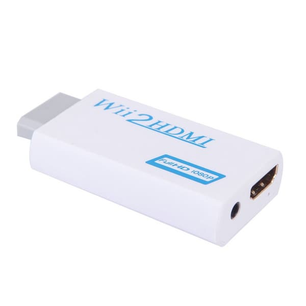 Wii-HDMI-sovitin, 1080p Full HD Nintendo valkoinen