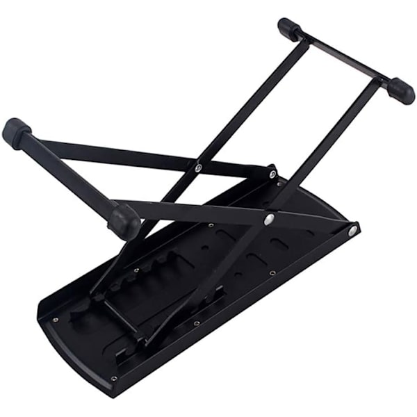 Gitarrfotstöd, höjdjusterbart gitarrfotstöd hopfällbar fotpall pedal