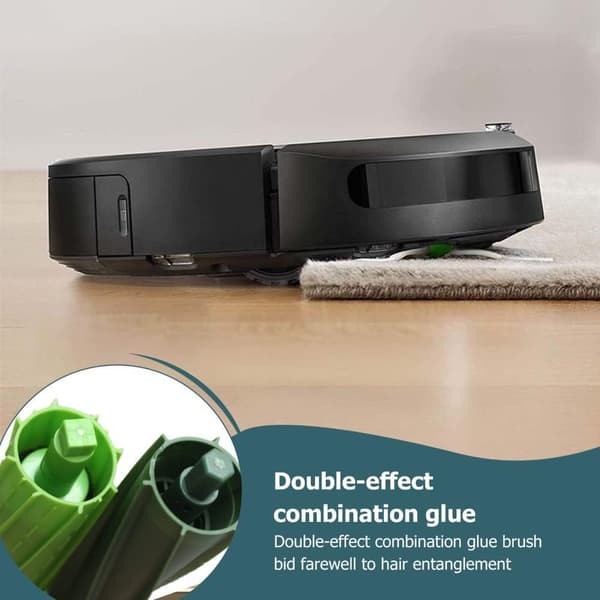 2 sett rullebørste for iRobot Roomba, børster reservedeler for iRobot Series Robotics