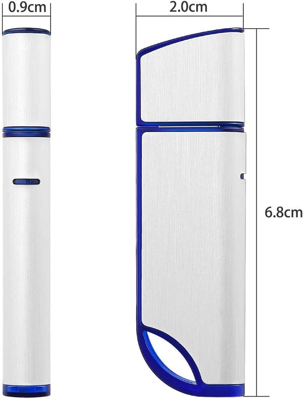 32G USB-flashdrev Hukommelsesstick Tommelfingerdrev til bærbar computer med indikatorlys (blå)
