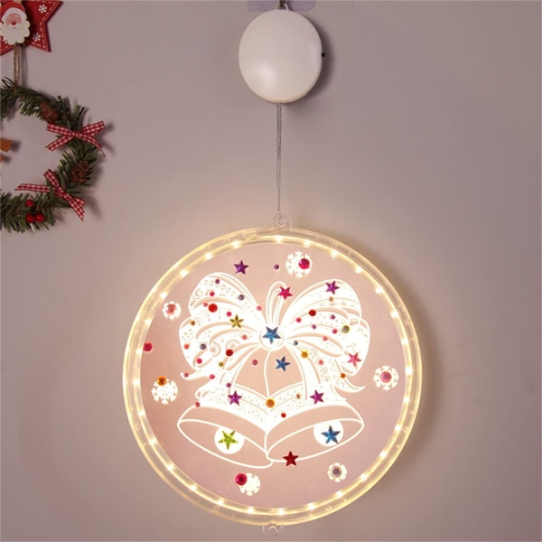Barnens julnattslampa, DIY Diamond Juldekor Present（stil 3） color 9