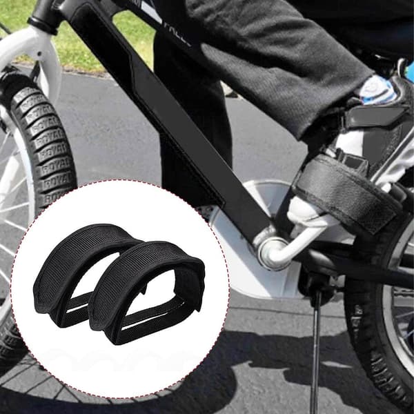 1 par slitstarka cykelpedalsremmar för fixie