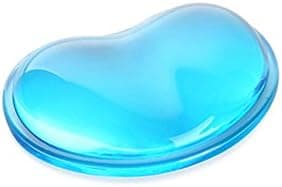 Musemåtte Silikone Cool Håndled Charmerende Krystal Gel Musemåtte Håndledsstøtte Skridsikker Musemåtte blue