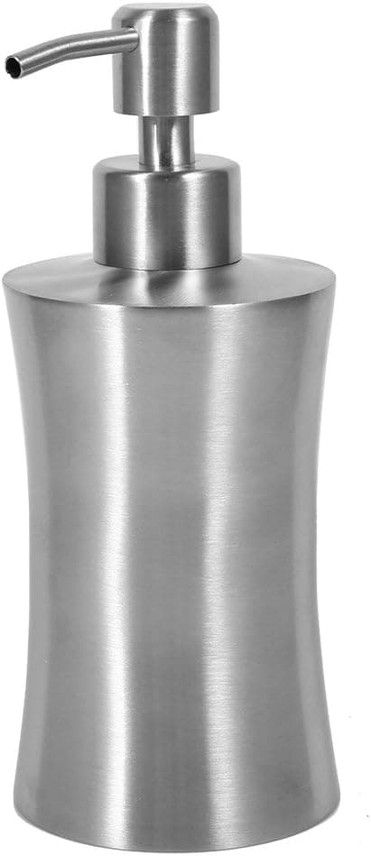 Sæbedispenser i rustfrit stål med pumpe til lotion og sæbe (250 ml) 1 stk. 250ml