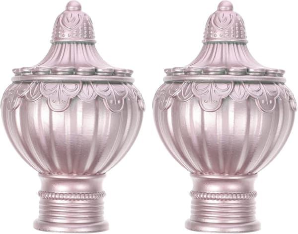 2 stk. gardinstangender Multi-trådsdesign Draperistang Gardinstangshovedkapper Endestykker Passer til hjemmet, 28 mm