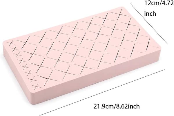 Læbestiftholder, Opbevaringsløsning til Makeup, 36 Rum Silikone Læbestift Display Stand (pink) pink