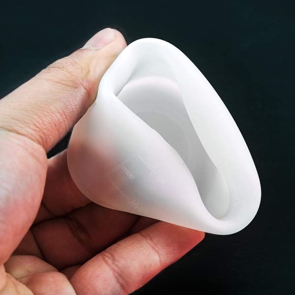 6 st 100 ml DIY silikonmätkoppar för handgjorda presenter, exakta mätningar